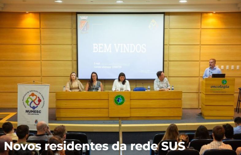 Novos residentes rede SUS